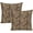 Leopard Print, variant on Leopard Print Throw Pillow Covers Home Decor 18x18 Inch Cute Cheetah Print Decorative Pillowcase Cushion Cover for Bed Sofa Couch, 2 Sets
