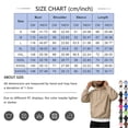 thumbnail image 3 of Men's Relaxed Fit Hooded Sweatshirt Drawstring Long Sleeve Casual Pullover Hoodie with Front Pocket, 3 of 6