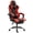 Red, variant on ShuoBo Wong Ergonomic Gaming Chair with Reclining Backrest, Height Adjustable Office Chair, 3D Armrests, High-Density Cushion, Lumbar Support for Adults & Teens (Black, L)