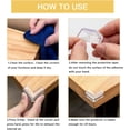 thumbnail image 2 of Paquete de 20 protectores de esquinas para bebés, protectores de esquinas transparentes, protectores de esquinas para muebles y parachoques de seguridad, parachoques a prueba de bebés, bordes de muebl, 2 of 5