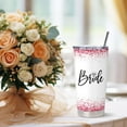 thumbnail image 5 of Bride to Be Gifts, Bachelorette Party Gifts for Bride, Bridal Shower Gifts, Bride Gifts for Wedding Day, Engagement Gifts for Her, Honeymoon Gifts for Bride, Groom to Bride Wedding Gift 20oz Tumbler, 5 of 6