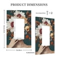 thumbnail image 3 of Fotbe Floral Head Dreamscape Print Duplex Receptacle Wall Plate, 1-Gang 5.0" x3.0" Wall Outlet Covers, Dual Outlet Faceplates Covers, Color-matched Screws Included-Style U, 3 of 6