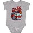 thumbnail image 3 of Inktastic Big Brother Fire Truck Boys Baby Bodysuit, 3 of 5