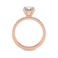 thumbnail image 2 of IGI Certified 2 Carat Cushion Shape Lab Grown Diamond Engagement Ring | 14K Rose Gold |Nomi Classic Eternity Lab Diamond Ring | FG-VS1-VS2 Quality Friendly Diamonds, 2 of 6