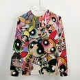 thumbnail image 5 of The Powerpuff Girls Zip Up Hoodies Unisex Realistic 3D Print Sweatshirt Long Sleeve Hooded Jacket Coat 4XL, 5 of 8