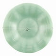 thumbnail image 3 of COMBO SET Ribbed Collection 10 Inches & 7 Inches Green Pearl Plastic Dishware: 24CT, 3 of 7