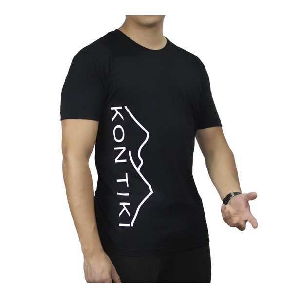 Playera Kon Tiki Talla G Manga Corta Negro