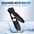 thumbnail image 6 of Swocky German Nail Clippers, Premium Stainless Steel Wide Jaw Anti Splash Design,Ultra Sharp Heavy Duty Clippers with Ergonomic Lever,Perfect for Men,Women, and Seniors(Black), 6 of 6