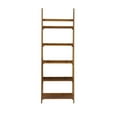 thumbnail image 3 of Linon Samantha Wood Five Shelf Bookcase in Brown, 3 of 12
