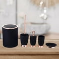 thumbnail image 4 of Juego de 5 piezas de accesorios de baño, dispensador de loción, decoración premium C, 4 of 9