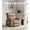 Khaki, variant on Modern Recliner Chair,Oversized Padded Seat PU Leather for Living Room,Single Sofa with Comfortable Arms,Side Pocket,Recliner Seat Club Chair Home Theater Seating for Bedroom,Living Room