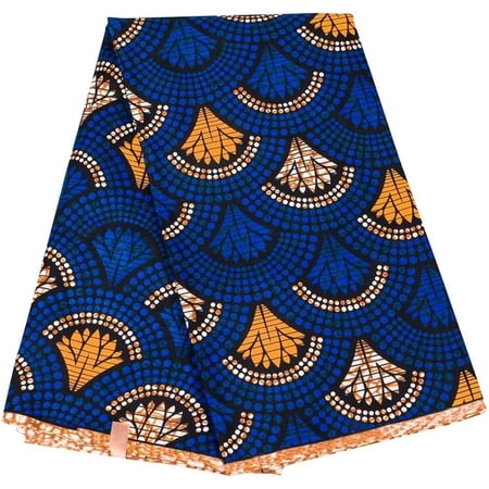 African Fabric 6 Yard Printed Wax Cloth African Ankara Fabric for Party Dress A67