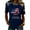 Royal BlueA&04#0414X, variant on Fabrcox 1776-2026 250th Anniversary USA Shirts Flag Print Crew Neck Women Tops Short Sleeve Freedom 4th of July Women T Shirts Graphic Purple XL
