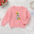 thumbnail image 3 of IDOPIP Baby Girls Boys Fall Winter Outfit Embroidery Knitted Pullover Sweaters 1st Birthday Party Clothes, 3 of 7
