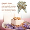 thumbnail image 4 of Pull Bows Ribbon for Gift Wrapping Festive Wedding Usage Multicolor Gifts Decoration Wear-resistant Gifts Baskets Multifunctional Christmas Present White, 4 of 6