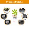 thumbnail image 6 of S-HOME Rounded Planter 22" High in Faux Rattan Design 2-Pack with Automatic Watering System for Indoor or Outdoor Use, 6 of 10