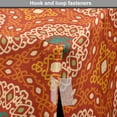 thumbnail image 4 of Abstract Dog Crate Cover, Bohemian Pattern of Strokes in Earth Tones, Easy to Use Pet Kennel Cover Small Dogs Puppies Kittens, 7 Sizes, Burnt Orange Multicolor, by Ambesonne, 4 of 6