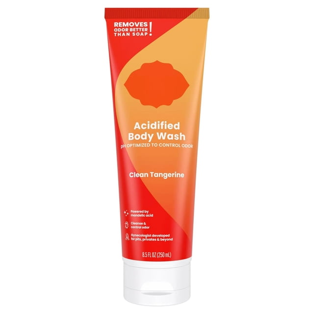 Acidified Body Wash - 24 Hour Odor Control - Odor Better Than Soap , Safe For Sensitive Skin 250ml