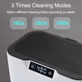 thumbnail image 3 of CURYMAY Ultrasonic Jewelry Cleaner,17Oz 47kHz Professional Jewelry Cleaner,3 Modes with Digital Timer,Portable Ultrasonic Cleaner for Jewelry,Eyeglasses,Rings,Watch Strap,White, 3 of 8