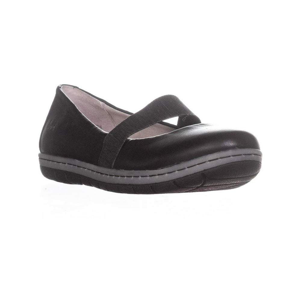 Born Womens B.O.C. Born Kalani Comfort Mary Jane Flat, Black
