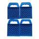 thumbnail image 4 of Juego de 4 placas de soporte para remolque, almohadillas estabilizadoras para autocaravanas, bloques de elevación, Azul, 4 of 9