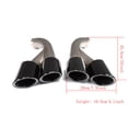 thumbnail image 5 of GTS Style Exhaust Tips Muffler Pipe For Porsche Cayenne V6 2015+ Titanium Black, 5 of 8