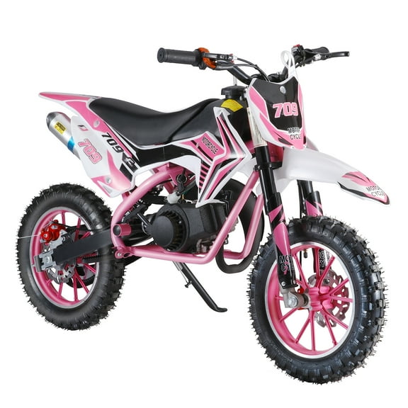 Nuoxin Gas Power Dirt Bike for kids, Ride on Motorcycle with Twist Grip Throttle, Hand-Operated Brakes, Key Start, Off-Road Motocross Speed Up to 30 MPH, Age 8 