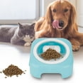 thumbnail image 4 of Cuenco inclinado para perros, plástico transparente para mascotas, 10 cuencos inclinados para gatos, cuenco inclinado con soporte, verdadera excelencia, 4 of 8