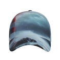 thumbnail image 2 of Balery Lighthouse In A Stormy Sea Baseball Cap For Women Men,Adjustable Size For Running Workouts And Outdoor Activities All Seasons, 2 of 9