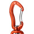 thumbnail image 3 of Amdohai wivel Carabiner Clip 360° Rotatable Spinner Carabiner Small Wiregate Carabiner Rotational Hammock Clip Hook, 3 of 8