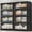 Black, variant on Broview V70 Stackable Storage Bins Extra Large 120 Gallon (480 Quart), Plastic Box, Stackable & Foldable, Clear Doors, Magnetic Closure, 360° Wheels, White 3pack