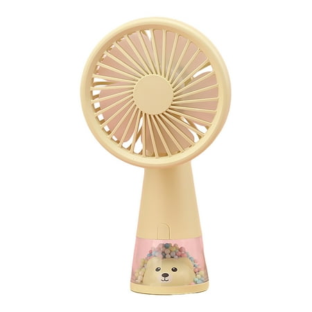 

Decor Store Personal Fan Multi-purpose Soft Night Light Touch Control Summer Rechargeable Cartoon Handheld Mini Portable Fan for Classrrom