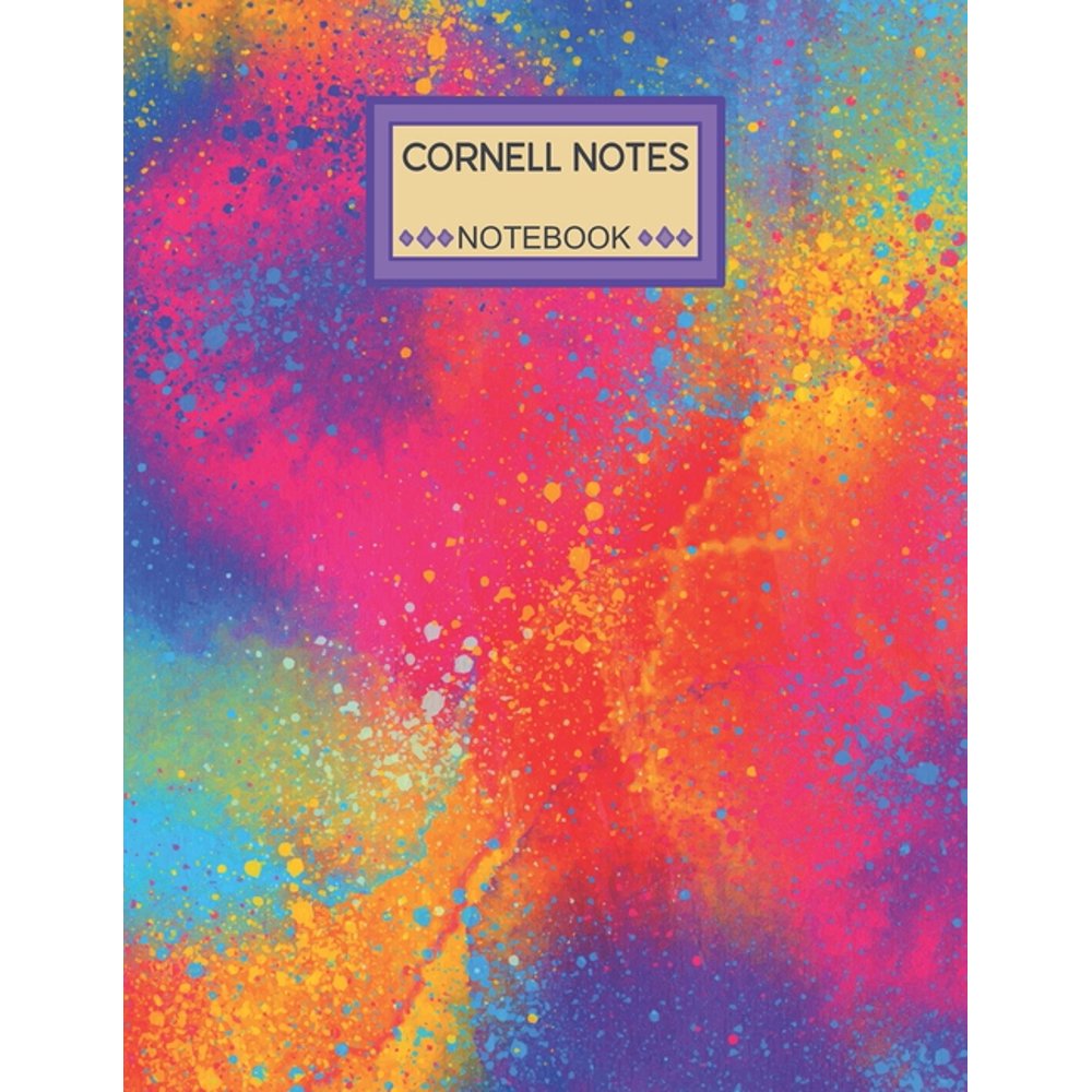 Cornell Notes Notebook College Ruled Cornell Notebook Paper Index and