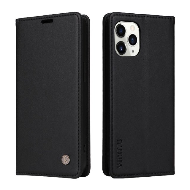 Funda para iPhone 11 Pro Estuche de Cuero PU Tipo Cartera con Ranuras para Tarjetas y Cierre Magnético