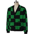 thumbnail image 3 of Men's Kamado Tanjirou Cloth Giyu Tomioka Sweater Demon Coat Slayer Cardigan, 3 of 7