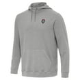 thumbnail image 2 of Men's Antigua Heather Gray New Mexico Lobos Cloud Pullover Hoodie, 2 of 3