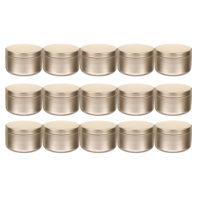 Candle Tin Round Metal Tin Box Candle Tin Aluminum Jar Storage
