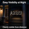 thumbnail image 2 of EGNMCR Solar-powered Digital Doorplate Waterproof LED Address Number Sign Plastic, 2 of 5