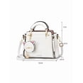 thumbnail image 5 of Bolso Xtellar De Moda Mujer Casual Vintage De Cuero Pu Color Blanco, 5 of 5