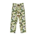 thumbnail image 6 of Uemuo Jungle Animals Pattern Men's Wide Leg Palazzo Lounge Pants with Pockets Light Weight Loose Comfy Casual Pajama Pants-XX-Large, 6 of 9