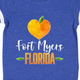 thumbnail image 4 of Inktastic Fort Myers Florida Orange in Heart Boys or Girls Baby Bodysuit, 4 of 5