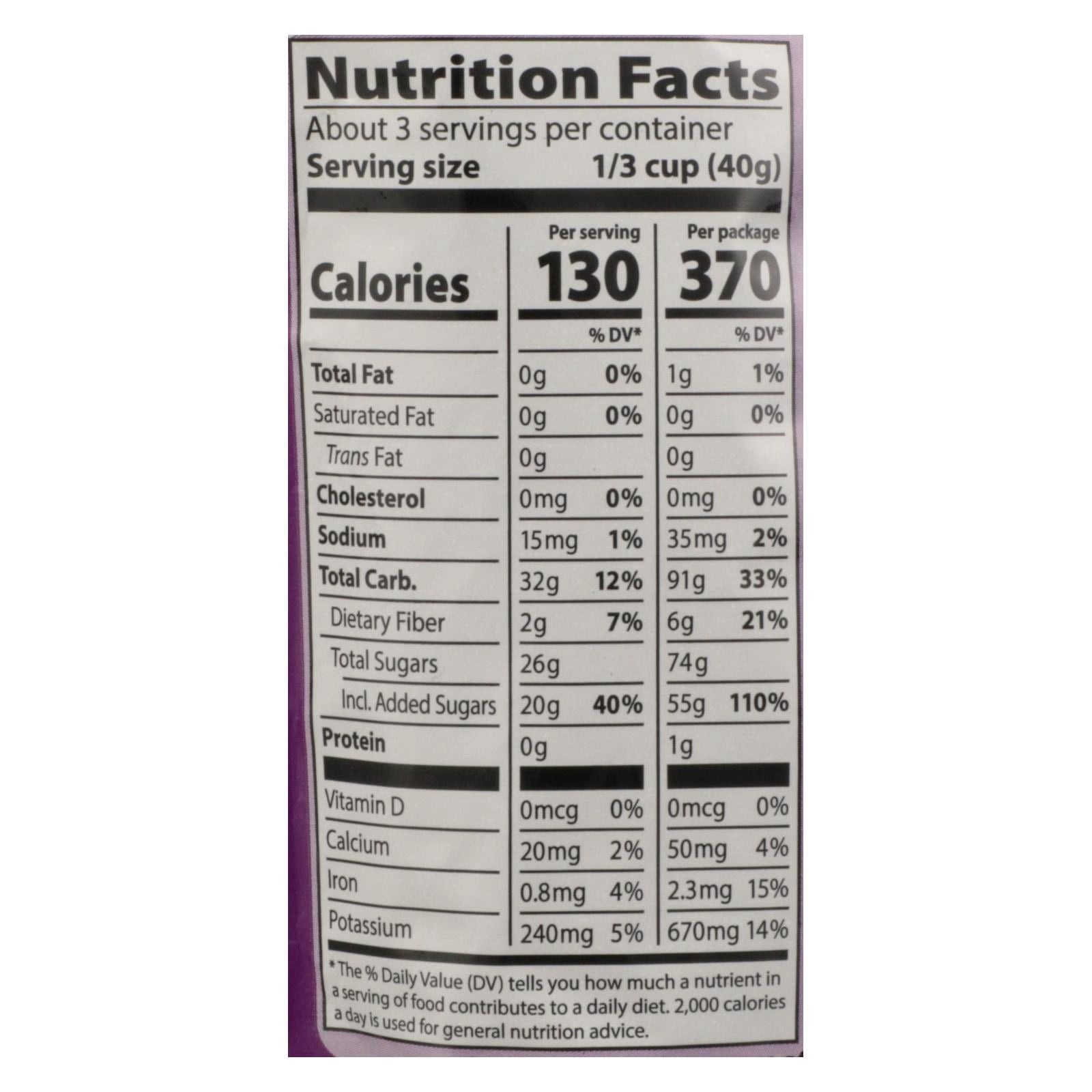 (15 Pack)Eden Foods Organic Dried Cranberries Apple Sweetened, 4 Oz, 15 Pack