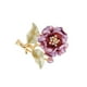 thumbnail image 1 of Qarigey Broche de flor para mujer, alfiler de aleación, broches de abrigo, decoraciones, joyería femenina para citas, adornos de regalo de fiesta Ropa, zapatos y accesorios Miscelánea Violeta Qarigey AP015284-03, 1 of 6