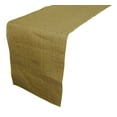 thumbnail image 2 of Darling Souvenir Metallic Silver Weave Natural Jute Burlap Table Runner Sewed Edges 12" x 108" Rustic Wedding Party Decoration, 2 of 7