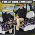thumbnail image 5 of Whosucclay Cow and Sunflower Pattern Durable Golf Cart Seat Cover Elastic for Club Car Yamaha EZGO Icon, Wear-Resistant Golf Cart Seat Blanket, 5 of 7