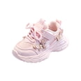 thumbnail image 2 of Willtoo Girls Purple Butterfly Sneakers Mesh Athletic Shoes for Toddlers Little Kids, 2 of 7