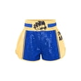 thumbnail image 2 of Mufeng Kids Boys Boxer Kickboxing Muay Thai Shorts Carnival Outfit Fancy Dress Party Music Festival Blue Gold 12, 2 of 5