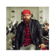 thumbnail image 4 of 3 Piezas de Bufanda Gorro Bandana Unisex Lab.G Negro, Rojo, Blanco, 4 of 5
