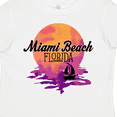 thumbnail image 4 of Inktastic Miami Beach Florida Vacation Sunset Girls Toddler T-Shirt, 4 of 5