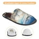 thumbnail image 3 of Fotbe Sunset Airplane Travel View Pantuflas Peludas para Mujer con Estampado, Zapatillas de Peluche, Zapatos de Invierno para Casa, Uso Interior y Exterior-Large, 3 of 8